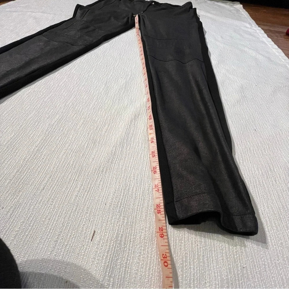OLSEN WOMEN'S PANTS black shinny size 12 - Picture 3 of 15